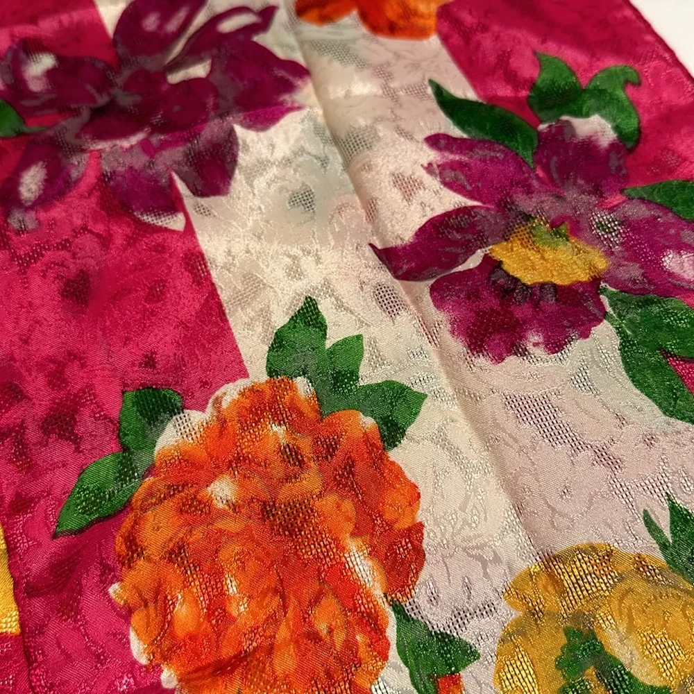 LIZ CLAIBORNE Women's Polyester Floral Scarf